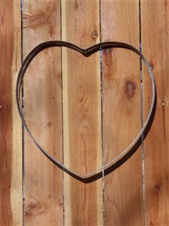 Steel Hoop Art - Heart
